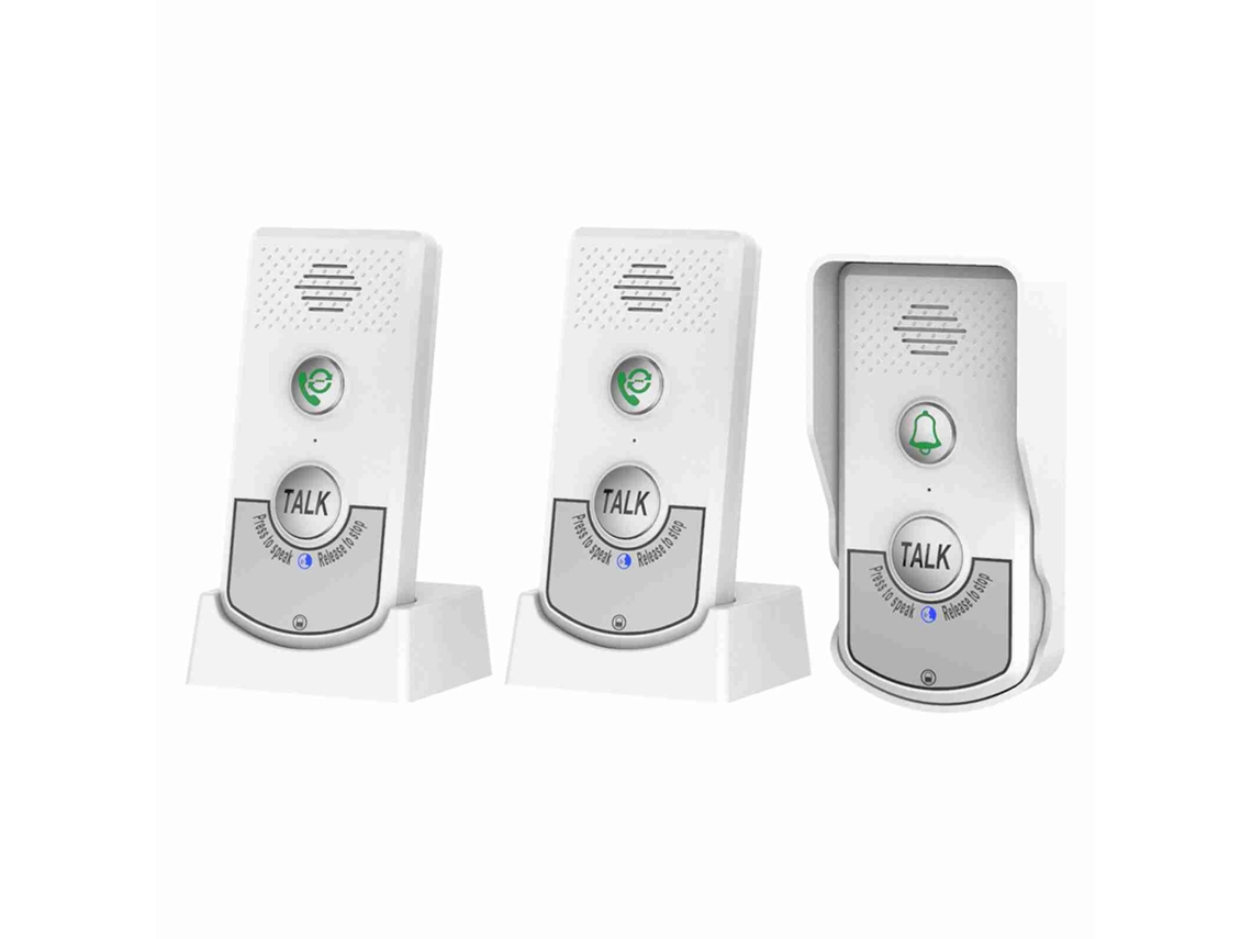 Interfone Sem Fiação Laxiscreed Com Alcance De 1000 Metros, Fácil Instalação E Funcionamento Sem Conexão À Rede