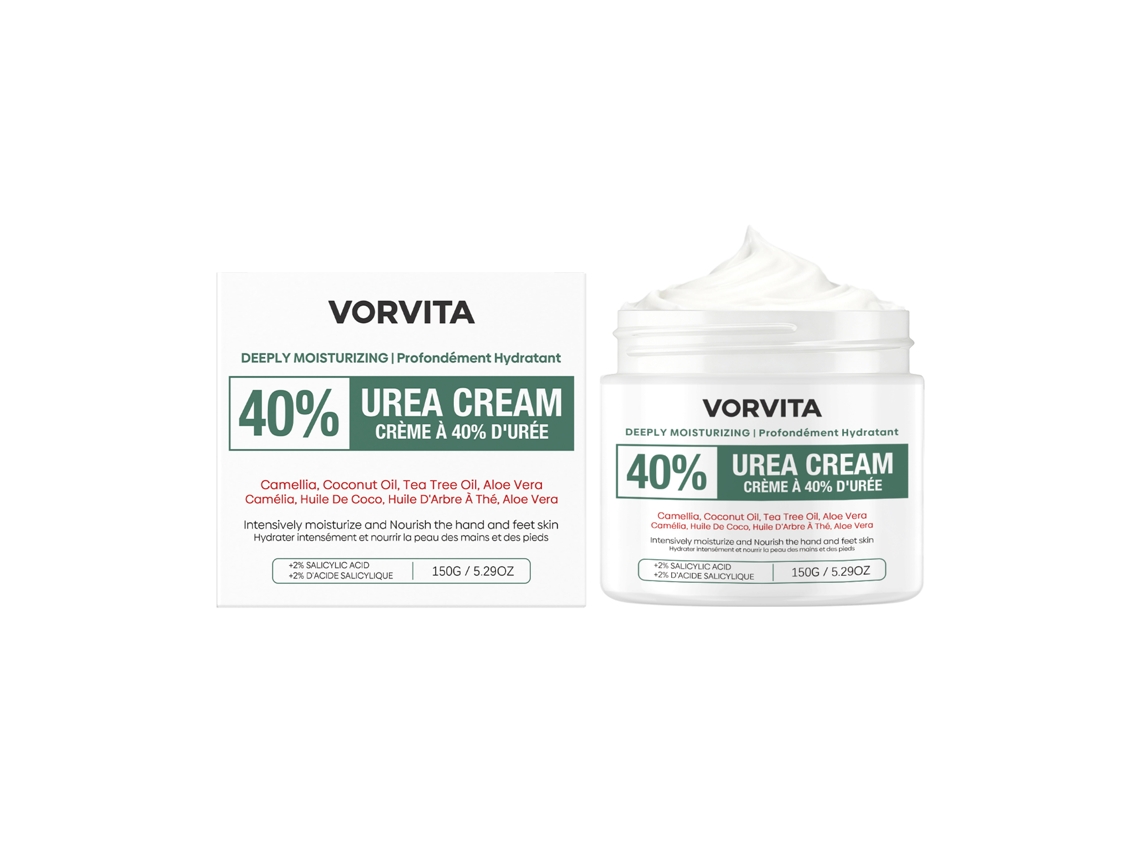 Creme Hidratante Pés Vorvita com Ácido Hialurônico