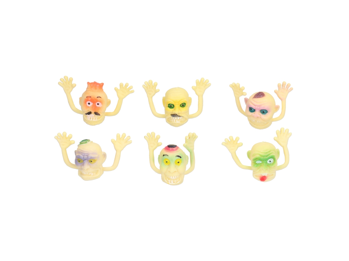 Ats mini Marionetas de Dedo Monstruos Halloween para Fiesta Regalo para Niños Juguete Broma