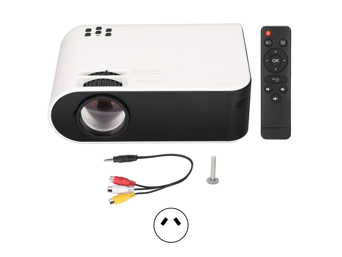 Projetor Portátil Mini EOOCOO (espelhamento de Tela Wi fi, Uso em Casa 720p)