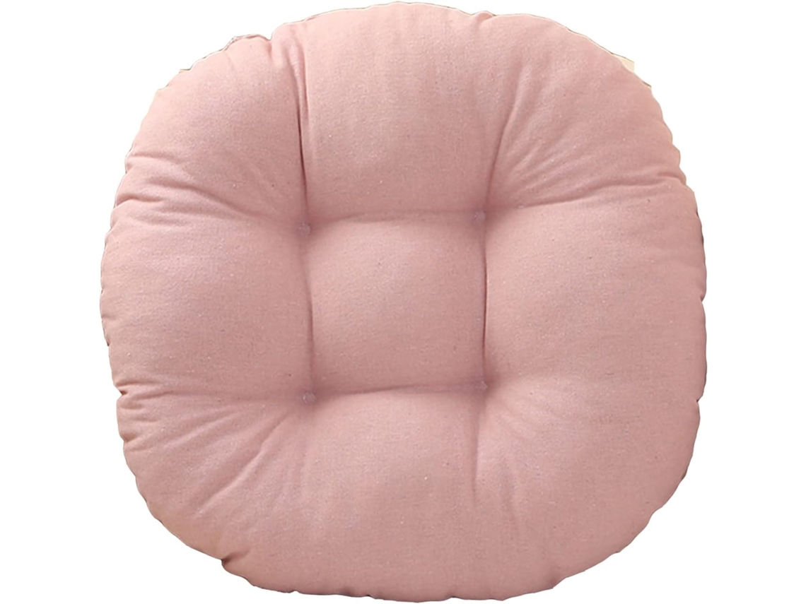 Conjunto De 4 Almofadas Redondas Para Cadeiras Jantar, 9cm De Espessura, Para Uso Interno E Externo, Almofadas Macias