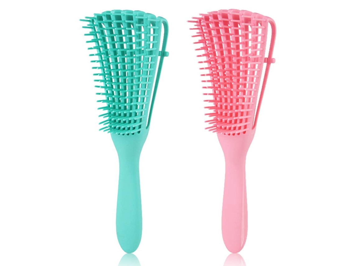 Escova para Desembaraçar Cabelo de 2 Peças Pente de Cabelo para Mulheres e Homens Escovas de Cabelo Naturais de Cabelo Cabelo JEDBESETZT