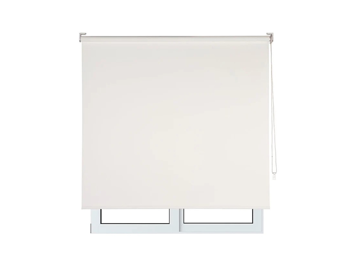 Cortina de Rolo Translúcida Clássica KAATEN Medidas 135X250 Cor Cinza Claro White