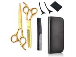 Conjunto De Tesouras Para Corte De Cabelo Tesouras Profissionais Para Corte De Cabelo, Tesouras Para Desbaste, Pentes Para Cabelo Brilvibera