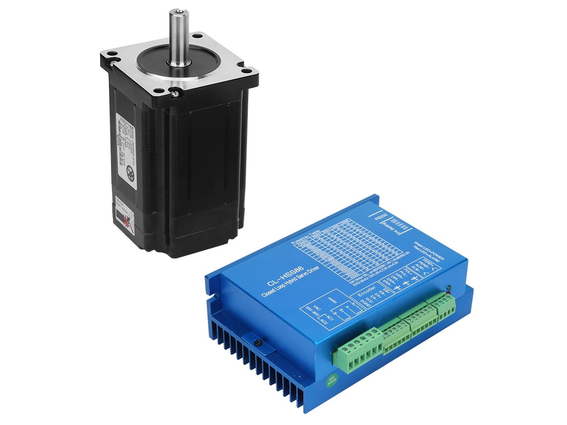 Conjunto Motor Passo 34 200w 8n.m Driver Servo
