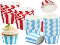 Formas para muffins e cupcakes Lurelia, pacote com 100 unidades.