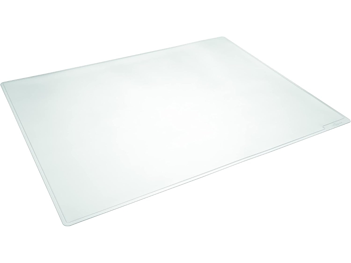 Bloco De Anotações Duraglas Durável, 50 X 65 Cm, Para Mesa, Antiderrapante, Sem Brilho, Transparente Gokoco