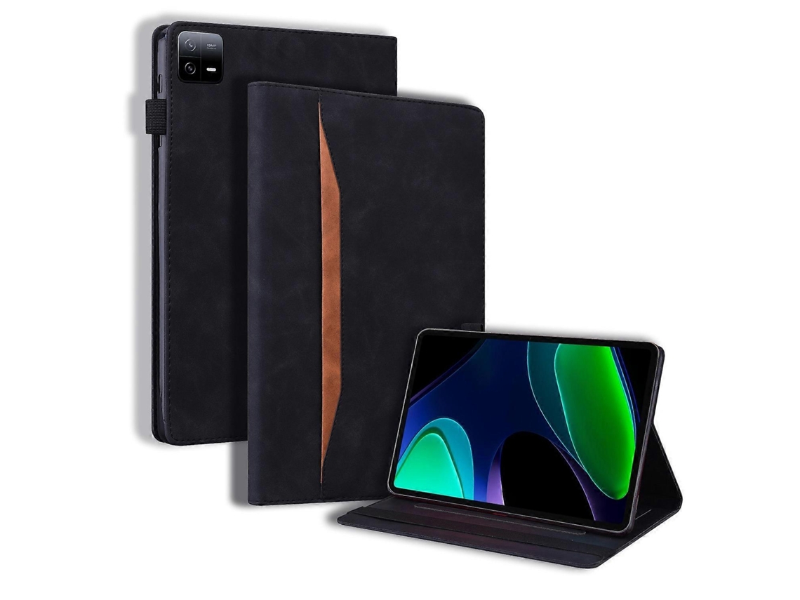 Capa de couro antichoque Webake Splicing para tablet