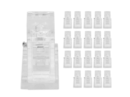 20pcs Clip Para Fixar Pontes De Unha Clamp De Resina Poliéster Ferramenta De Manicure