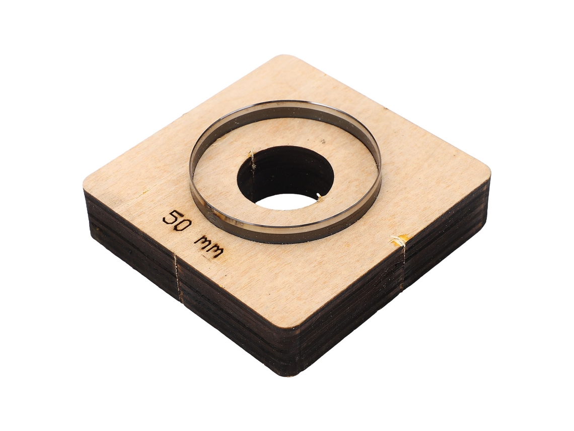 Laxiscreed Matriz De Estampagem E Corte Em Couro 50mm Para Trabalho Em Plásticos