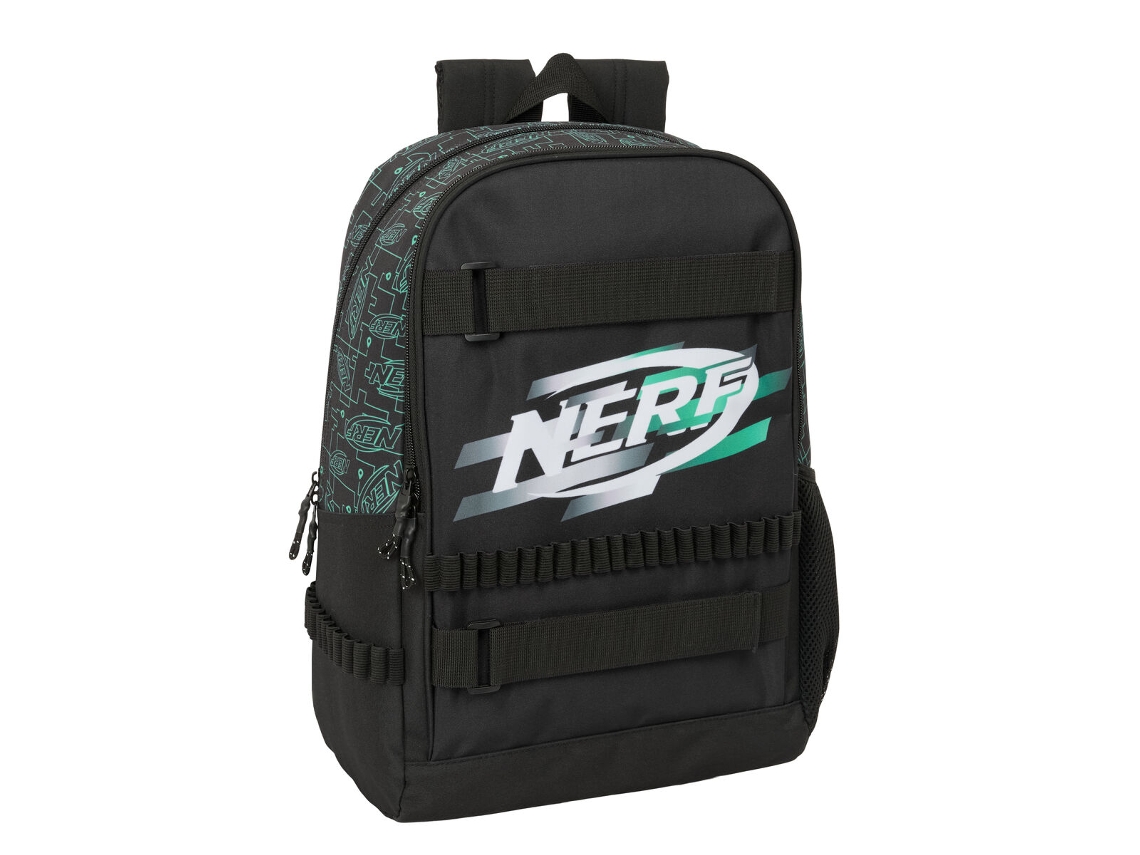 Mochila escolar Nerf Game (preta - poliéster 300d)