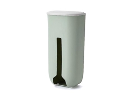 Lancheira de parede e suporte para saco de lixo Slowmoose verde claro