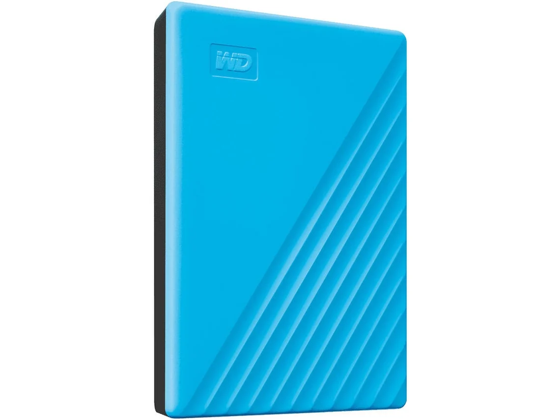 Disco HDD Externo WESTERN DIGITAL My Passport Worldwide (Azul - 4 TB - USB 3.0)