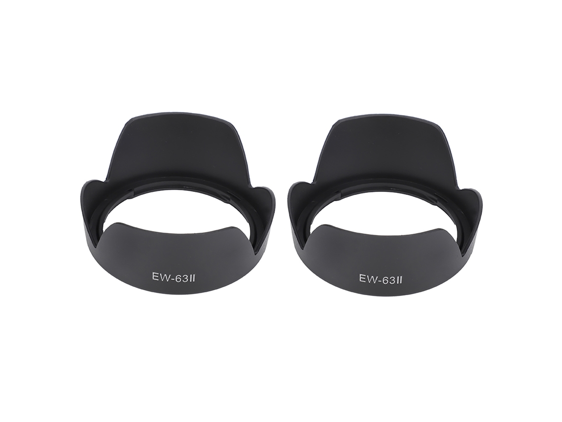 2 Pcs Ew 63ii Plastic Camera Lens Hood Replacement For Canon Ef 28 105mm 28mm F/1.8 Usm LAXISCREED