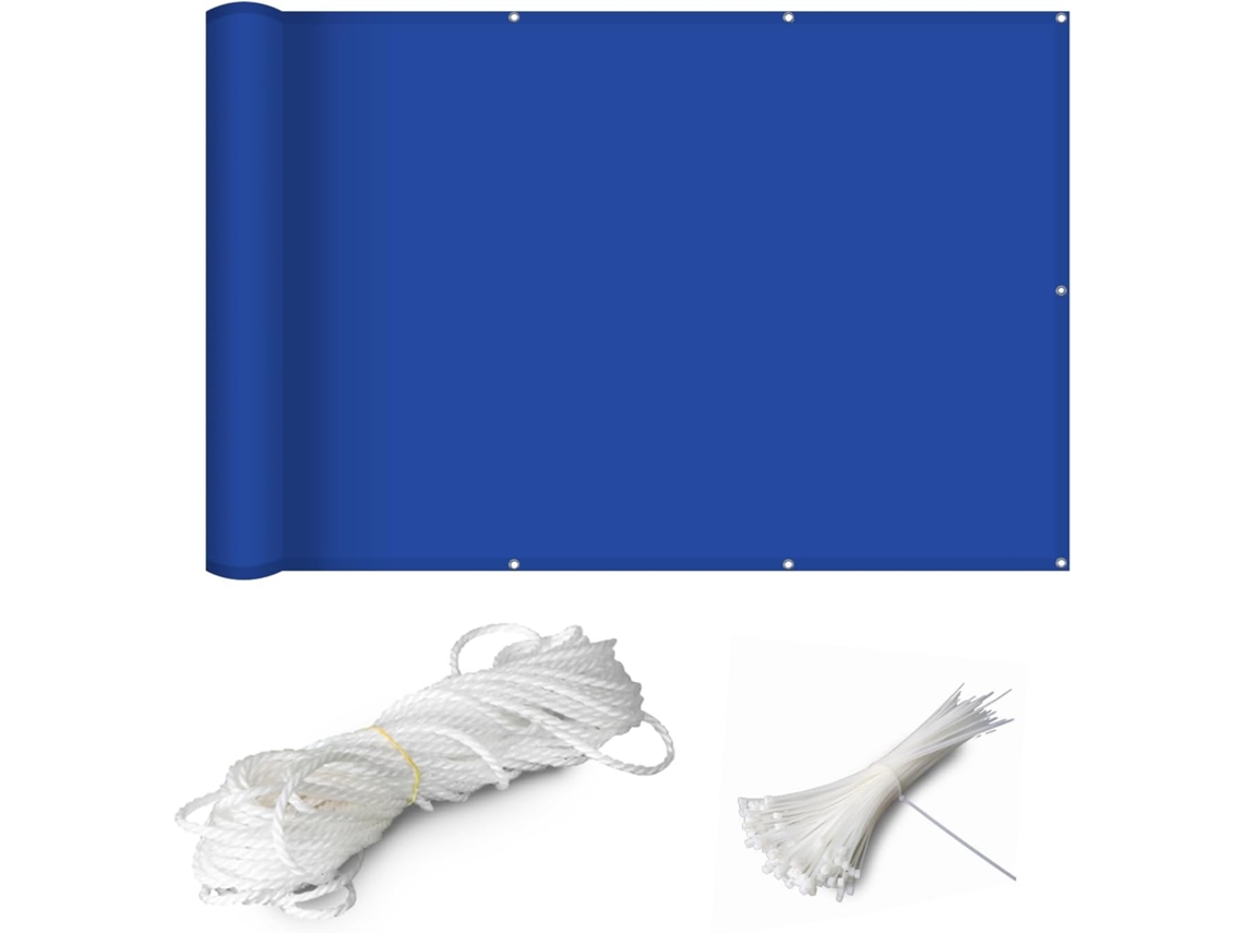 Tela De Privacidade, Guojun, 110 X 350 Cm, Material Alta Qualidade, Opaca, Resistente Aos Raios Uv