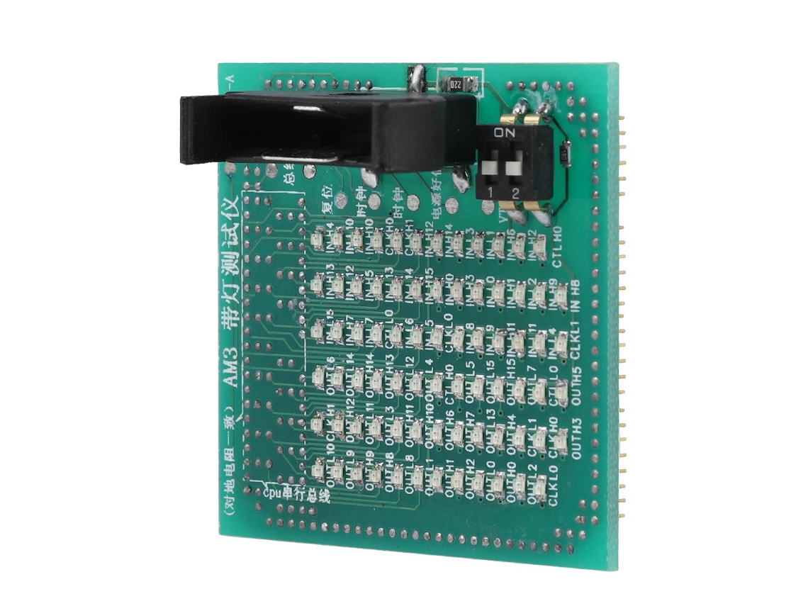 Para Analisador E Testador De Cpu Com Led Para Socket De Placa-mãe De Computador Amd Lga Am3