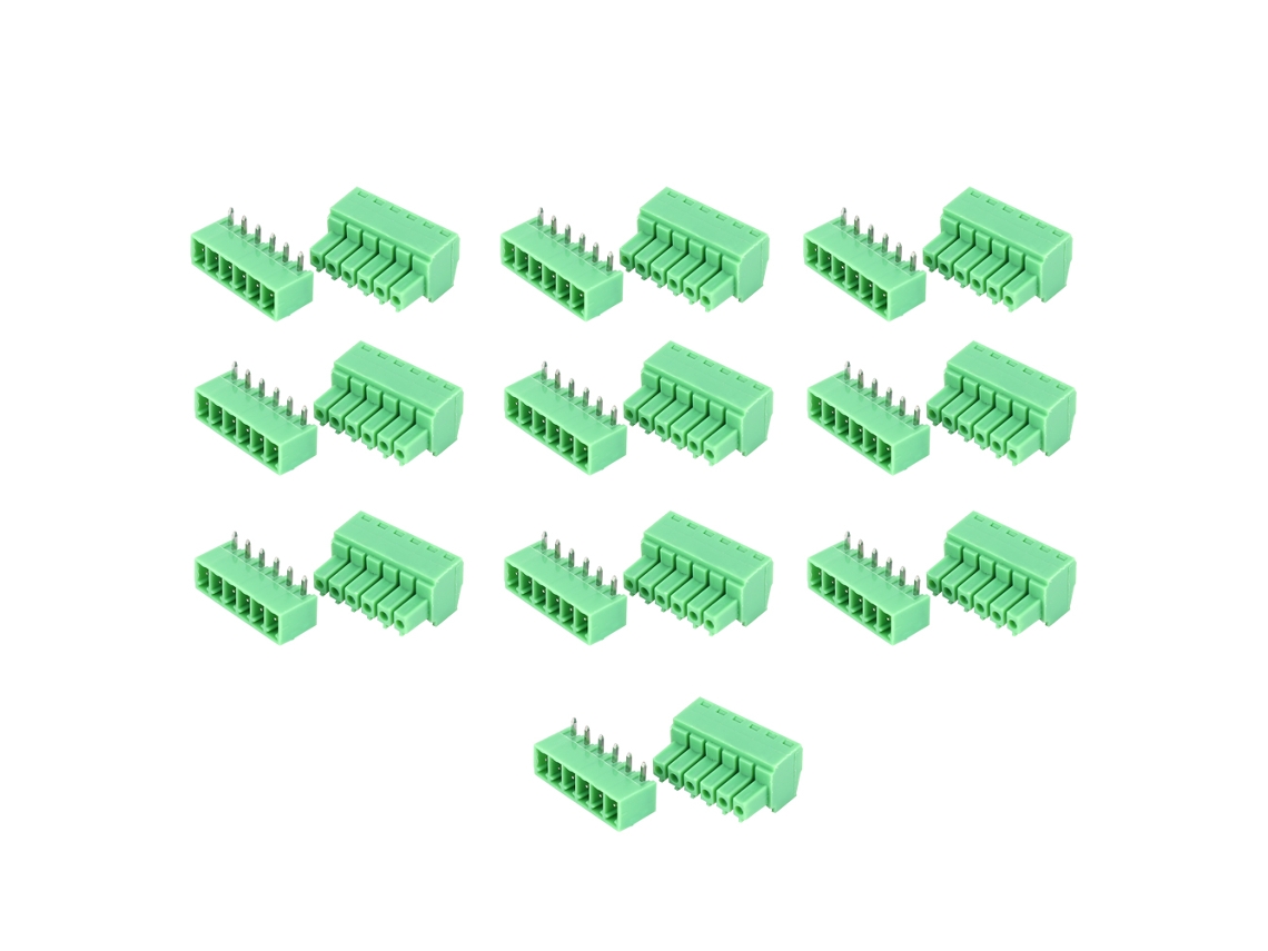 10 Pares de Blocos de Terminal com Parafuso com S/MARCA