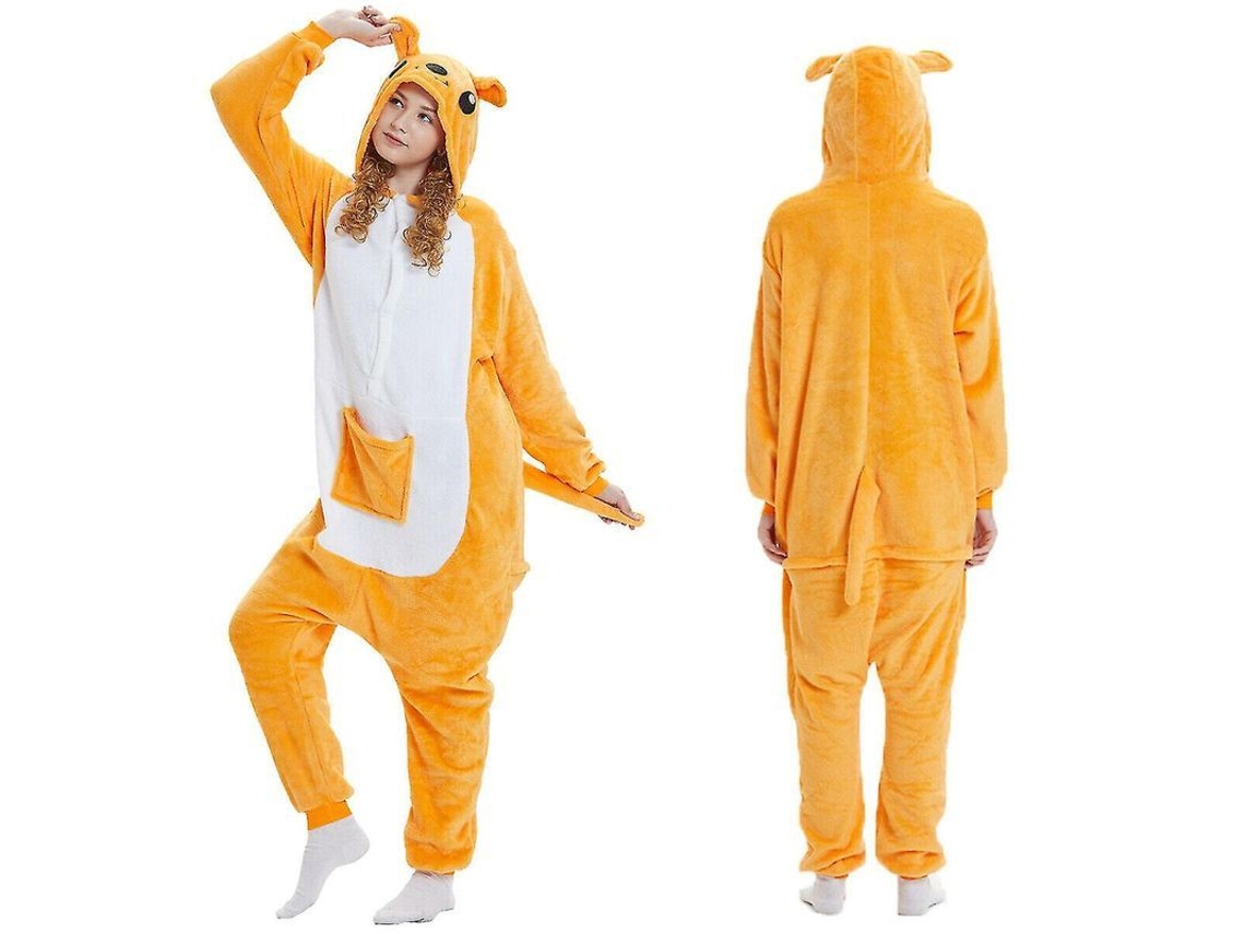 Fasst Traje de Urso Unisex com Felpa para Festa Halloween S/MARCA
