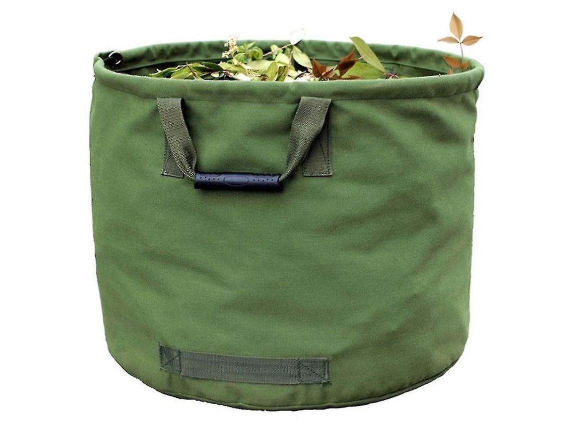 Bolsas De Jardim Resistentes De 125l Com Alças, Feitas De Lona Militar Para Folhas E Resíduos Verdes (45,7cmx55,8cm)