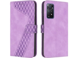Capa Note Protetora Livro para Xiaomi Redmi Note 11 Pro 4G HONGWE. Roxo