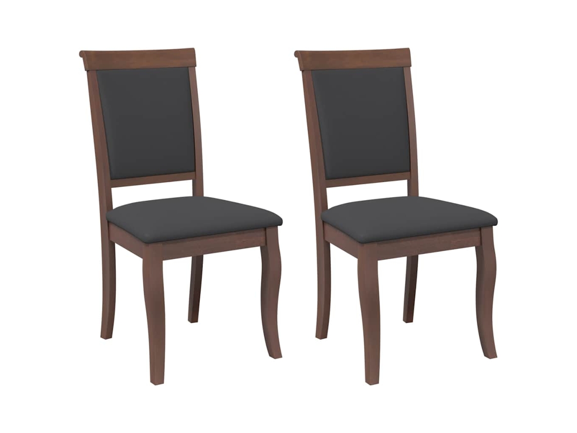 Dining Chair, Dining Chairs Vidaxl Marrom Madeira (n/a)