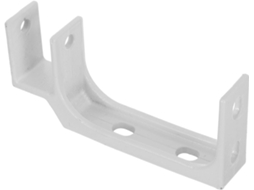 Suporte de Parede em Ferro Fundido Branco para Toldo Retrátil, Resistente e Versátil. SFUSHOS