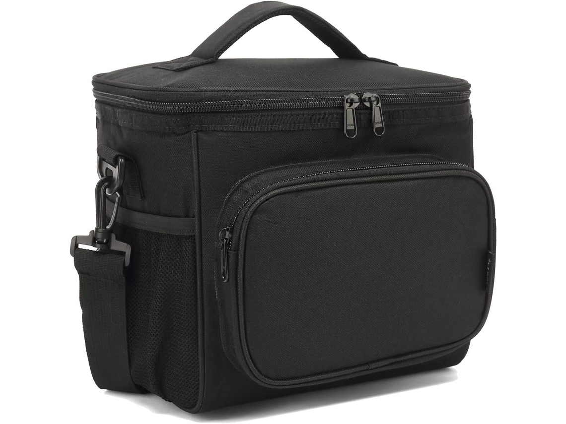 Bolsa Térmica para Almoço, Preta AQUAFORGE