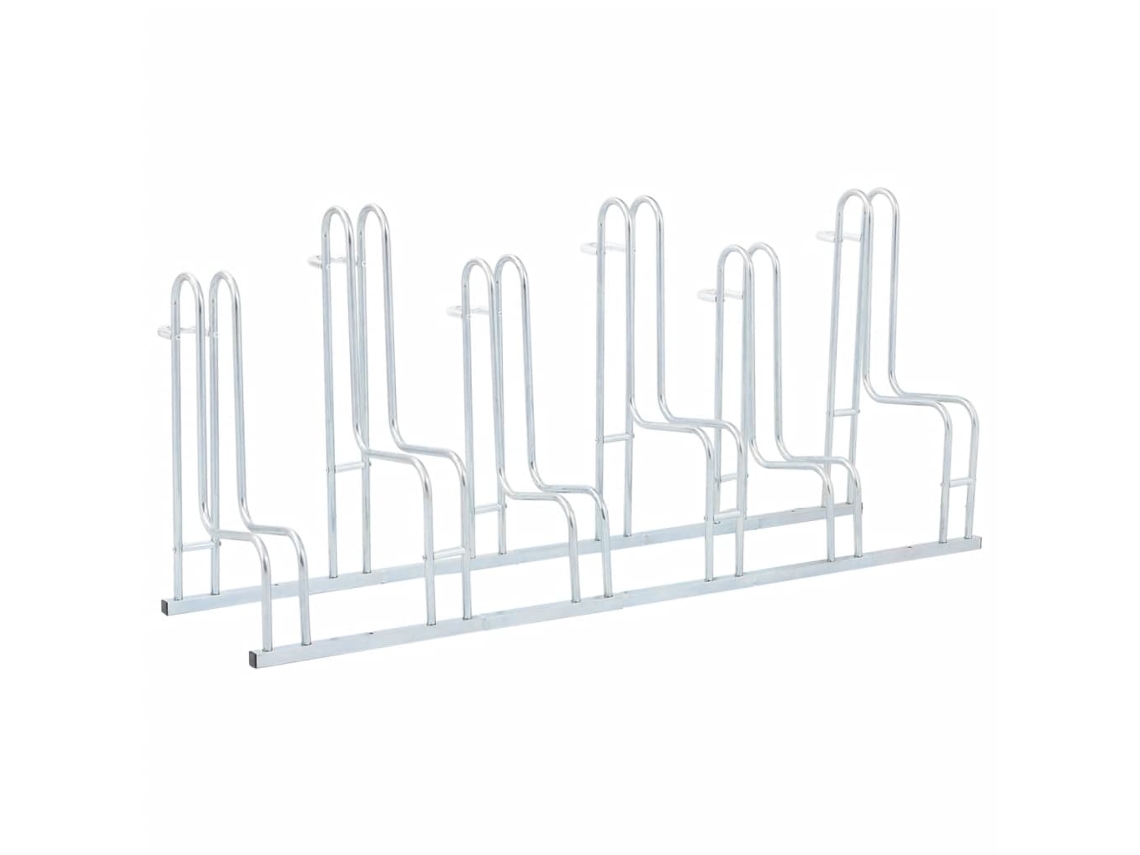 Vidaxl Suporte Independente Para 6 Bicicletas Aço Galvanizado