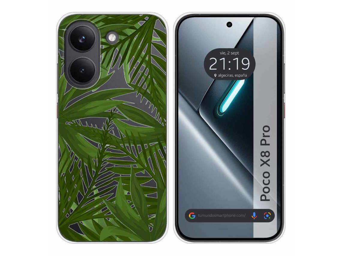 Capa Tumundosmartphone De Silicone Transparente Para Xiaomi Poco X8 Pro 5g Com Estampa De Desenho Animado Da Selva