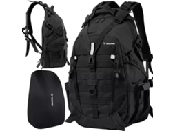 Capa Impermeável Para Mochila, Lurelia, 25l, Preto, 900d, Fivela Ajustável, Caminhada Viagem