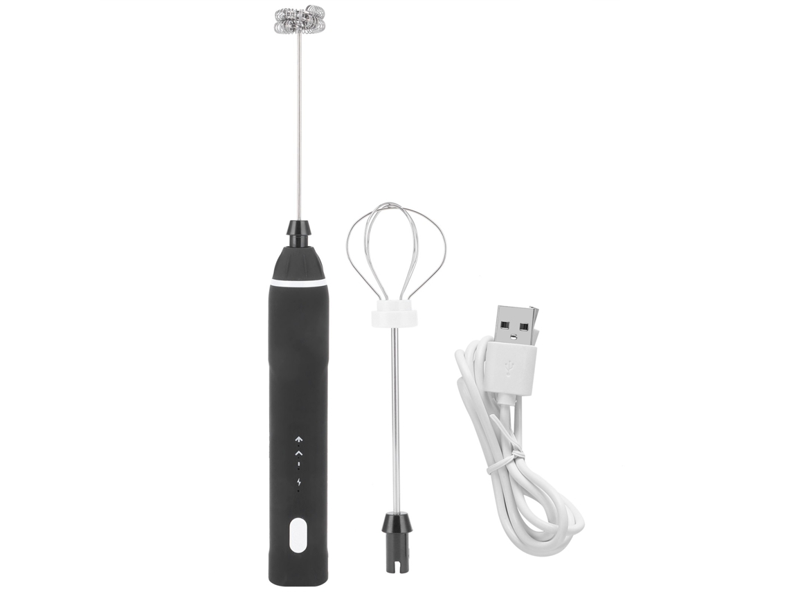 Batedor De Leite Elétrico Portátil, Carregamento Usb, Misturador Multifuncional E Ovos Para Cozinha