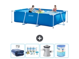 Intex Piscina Com Estrutura Retangular - 300x200x75 Cm - 5-peças S30148