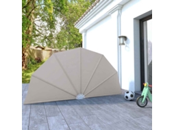 Vidaxl Toldo Lateral Dobrável Para Terraço 160 Cm Creme
