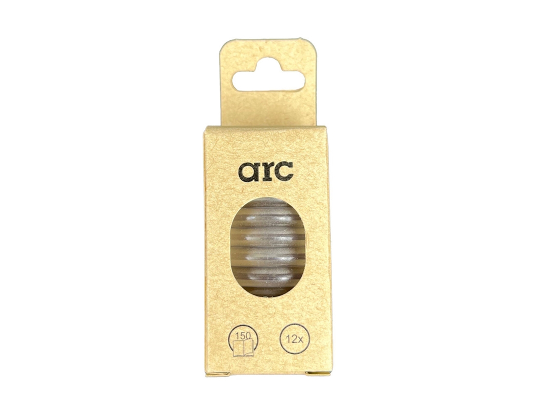 Discos de Expansão para Arc Caderno Inteligente M BY STAPLES 25, 4 Mm, Transparente, Pack 12 Unidades M By Staples