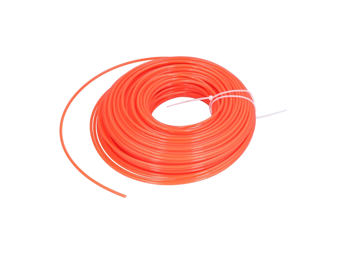Corda de nylon PRIMEROX para roçadeira, 3 mm, 50 m, laranja, para recarga | S/BRAND