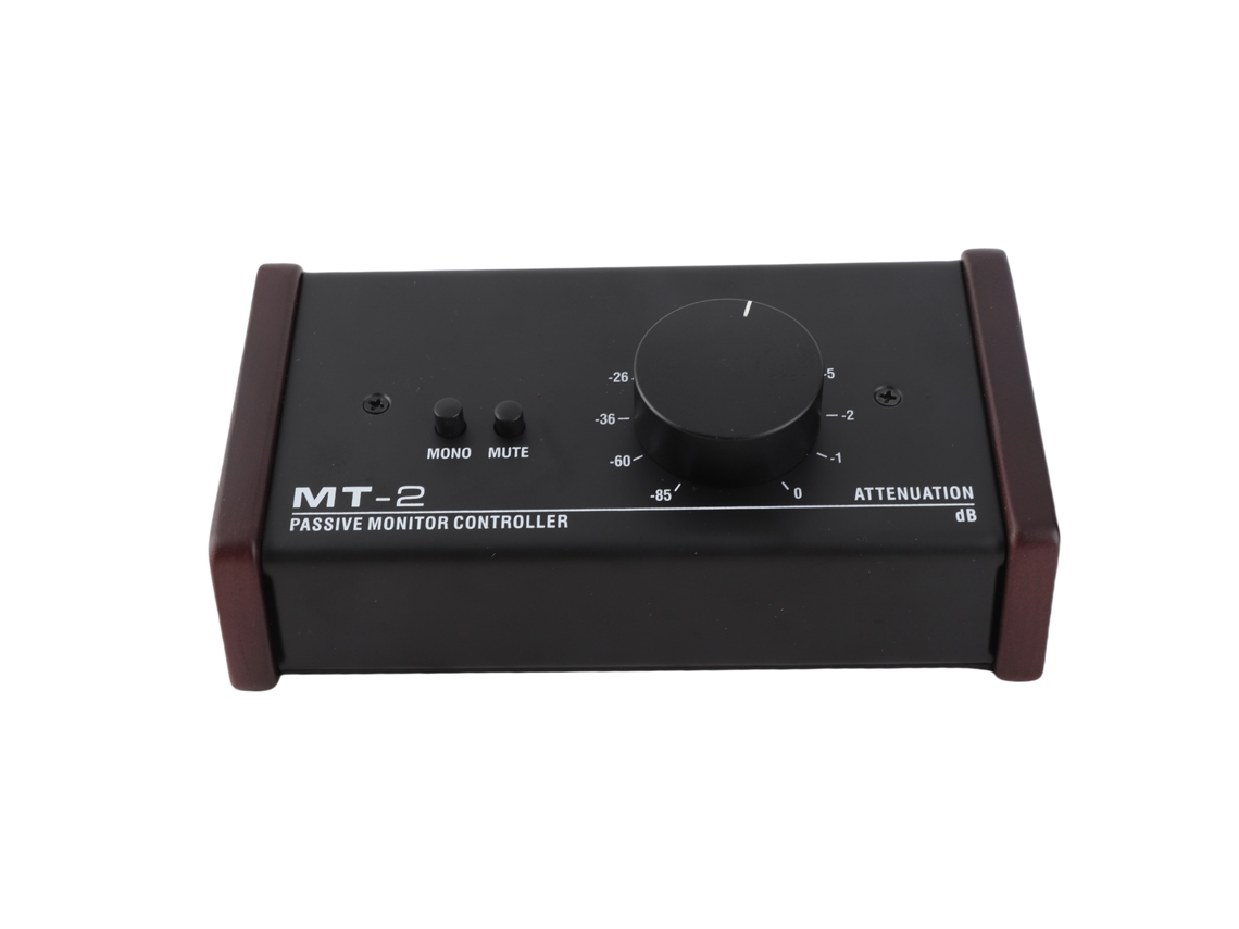 Aetheria controlador de Monitor Estéreo Passivo com Interface Xlr e 3.5mm, Controle de Volume e Mute