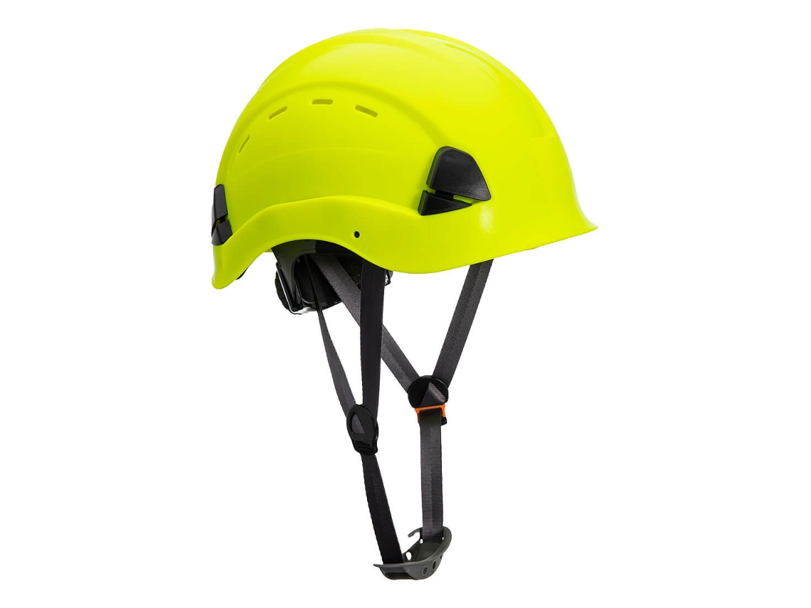 Capacete Ventilado Height Endurance - Segurança E Conforto Amarelo