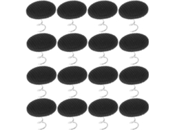 Toyvian 50-Pretos Pretos Para Saia De Cama, Clips Metálicos 17mm, Pinos Antiderrapantes Para Lençóis, Fixadores
