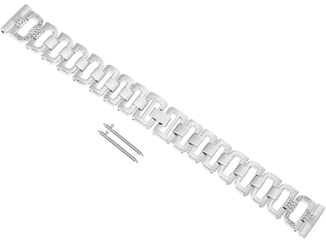 Pulseira Metálica Em Formato De D Compatível Com Pulseiras Reposição