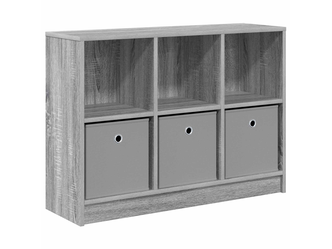 Conjunto 1 Unidade De Armazenamento Buffet Vidaxl Cinzento Derivados De Madeira (88,5 X 27,5 X 63,5 Cm)