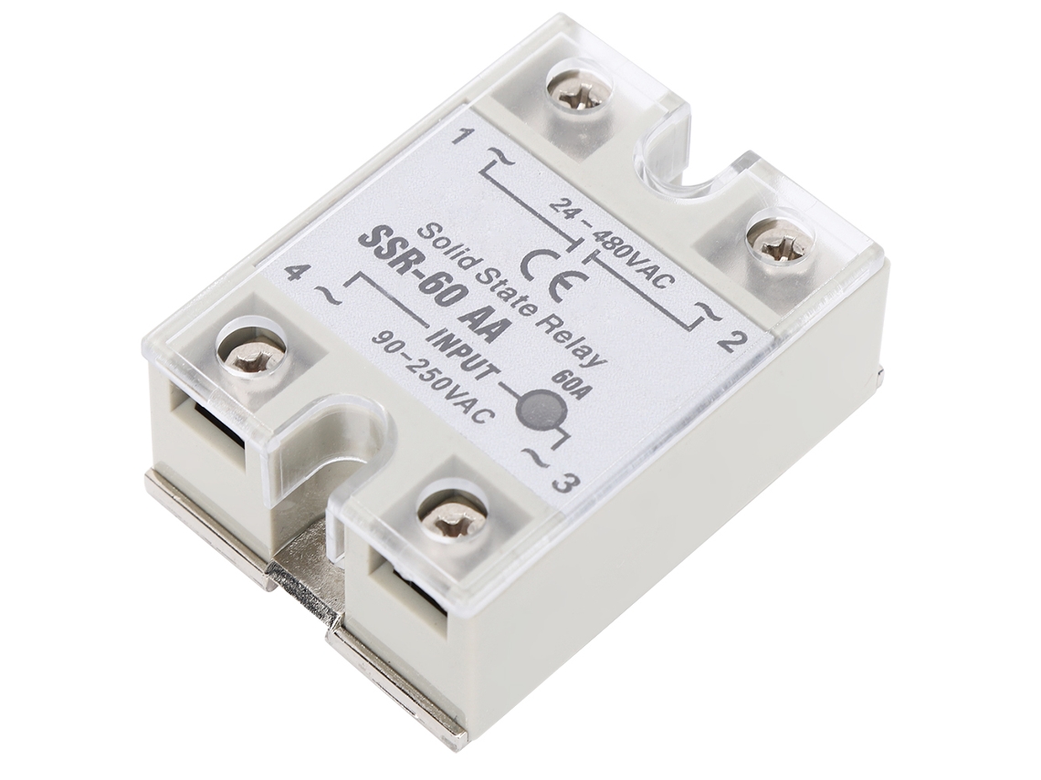 Relé de Estado Sólido Ac ac Ssr de Alta Calidad Ssr 60 aa 24 480vac