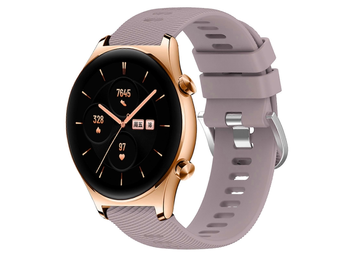 Pulseira De Silicone Macio De Cor Sólida De 22 Mm Para O Relógio For Honor Gs 3.
