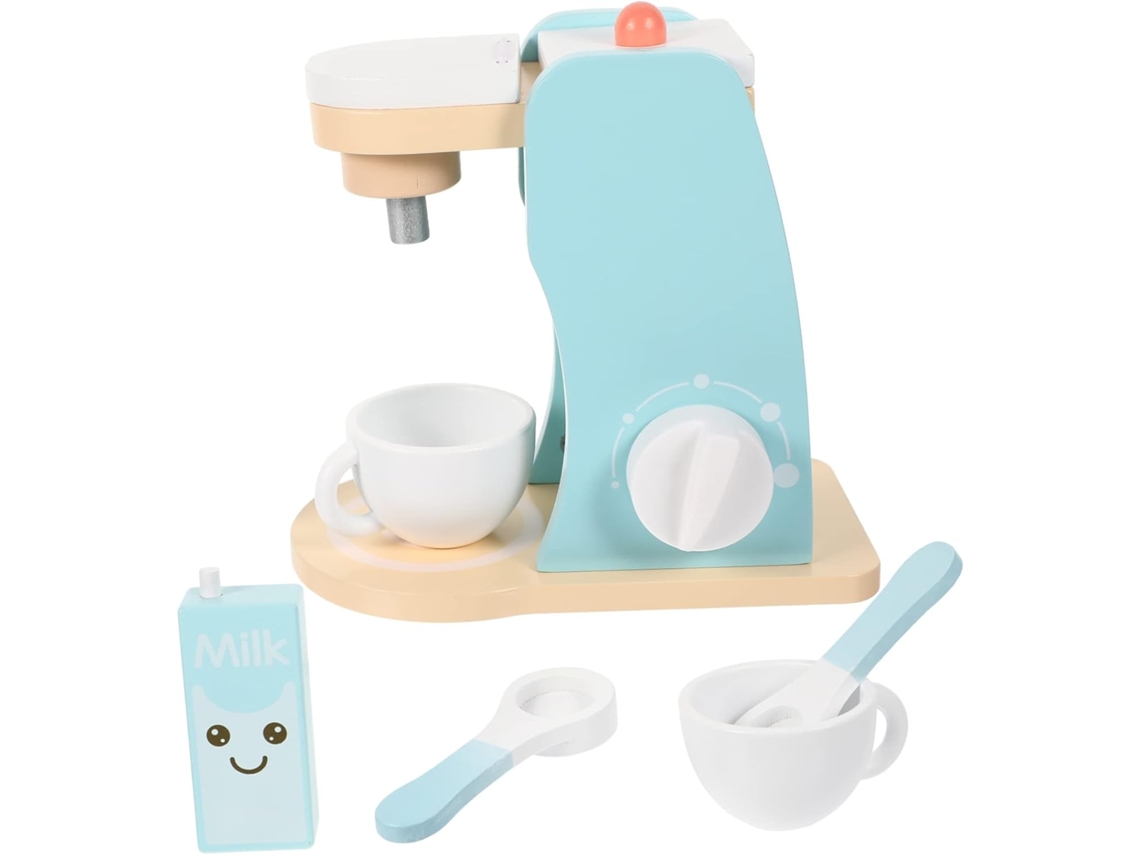 Máquina de Café de Madeira Brinquedo Infantil CHABERLU