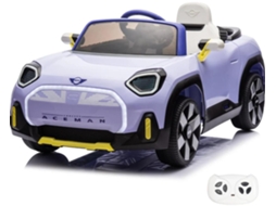 Carro Elétrico Para Crianças - Mini Aceman 12v - 1 A 5 Anos - Púrpura