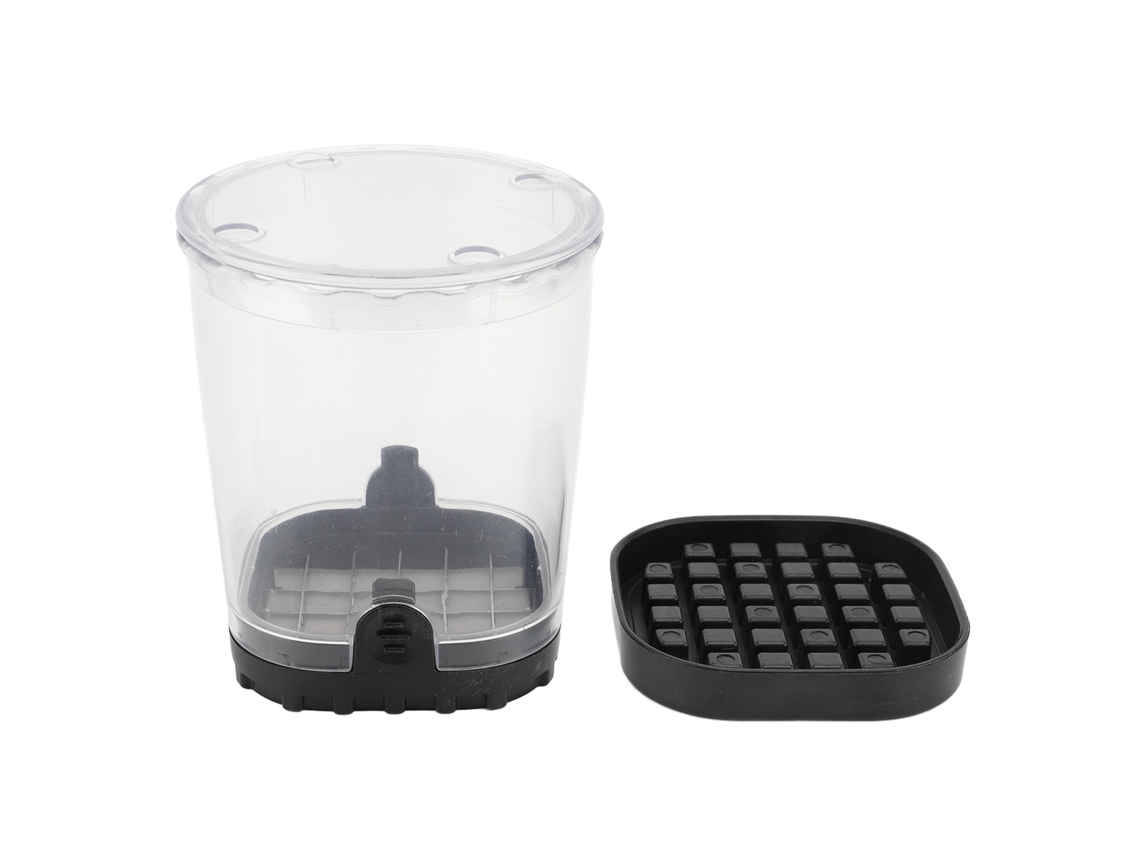 Tigela Picadora de Frutas e Legumes S/MARCA, inox, desmontável, para cozinha