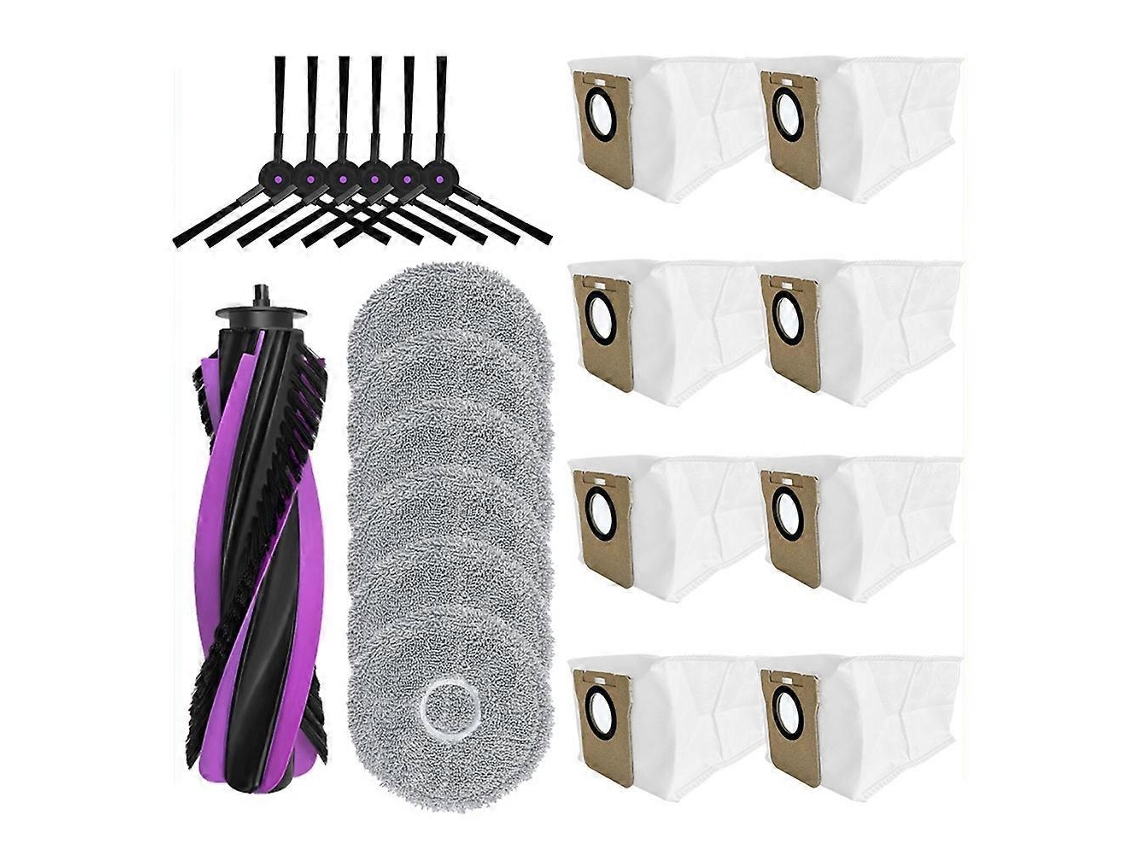 Kit De Peças De Reposição Para Aspirador De Pó Jonr P20 Pro / Jonr T5 Pro: Escova Lateral Principal, Pano De Limpeza, Saco Para Pó E Acessórios.