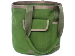 Bolsa De Ferramentas De Jardim, Lona Resistente Com Bolsos, Grande Capacidade Para Jardineiros (apenas Bolsa/sem Ferramentas)