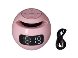 Caixa de Som com Relógio Bluetooth EOOCOO (indução Corporal Humana, Função de Duplo Alarme)