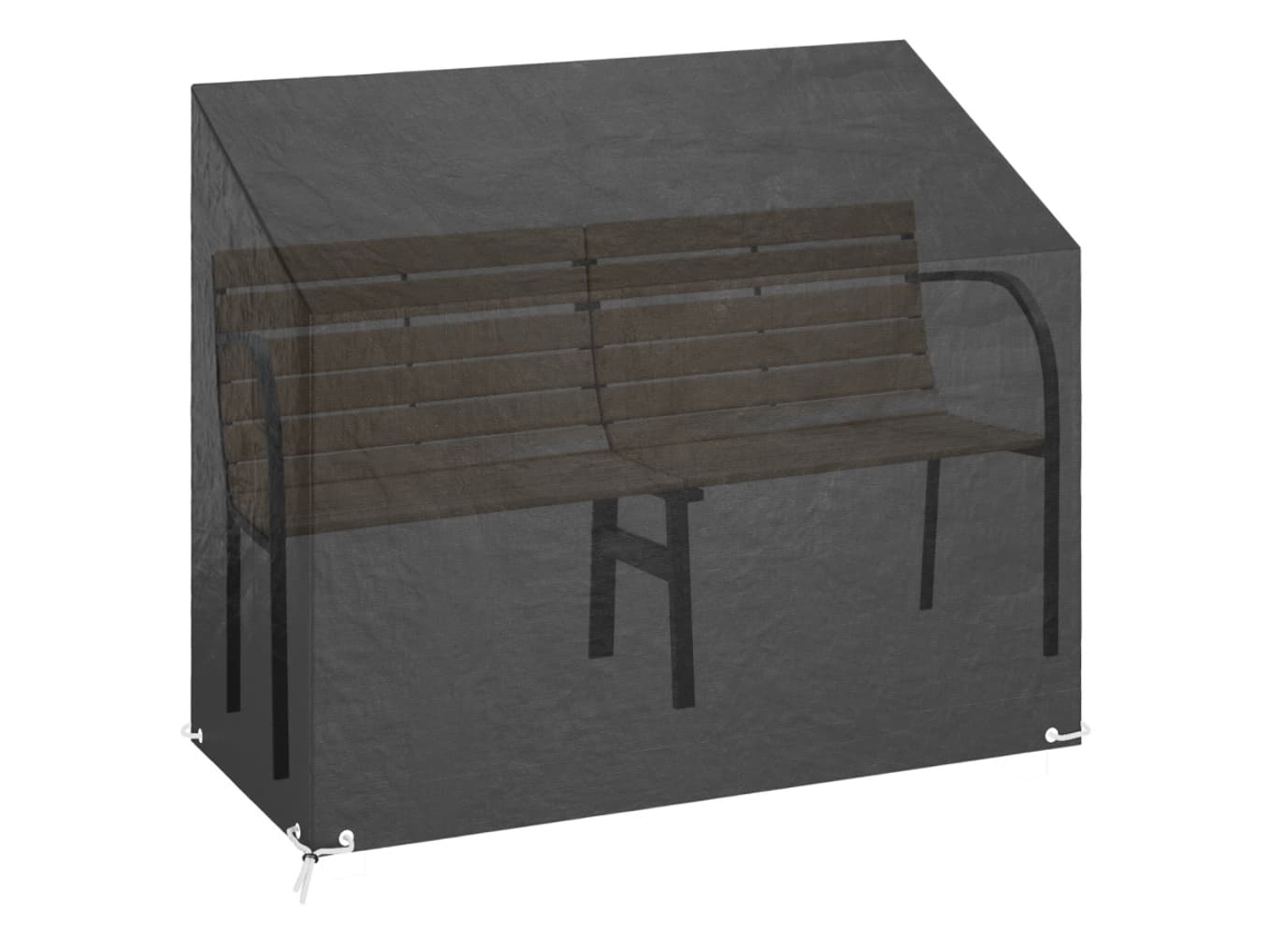 Maison Exclusive - Capa P/ Banco De Jardim 8 Ilhós 160x70x70/88 Cm Polietileno