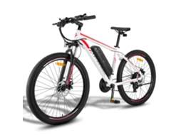 Bicicleta Elétrica - FAFREES - F28 Mt - 250w 36v15ah 27,5'' Disco Branco vermelho
